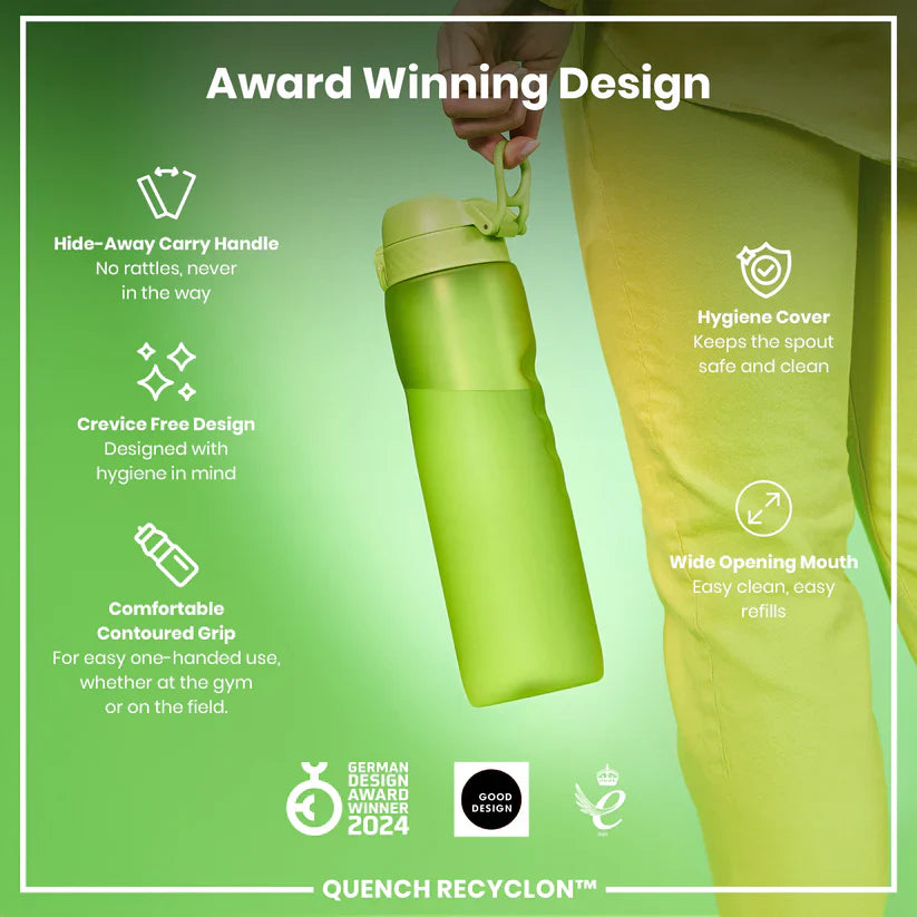 Ion8 Quench Water Bottle Green 1L