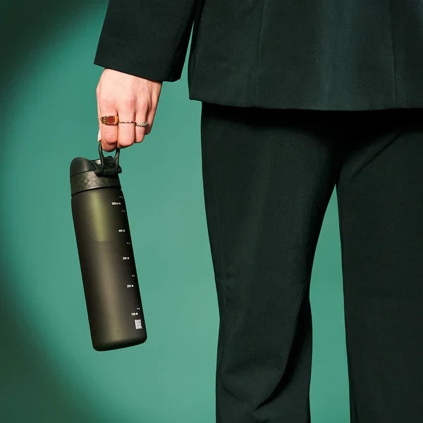 ION8 SLIM WATER BOTTLE 500ML DARK GREEN