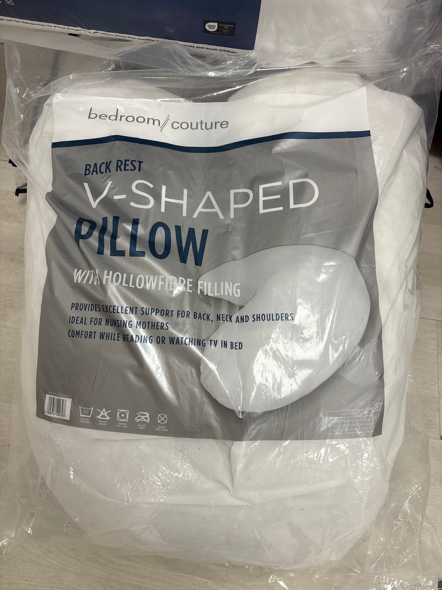 V SHAPE PILLOW NON WOVEN COVER 0270