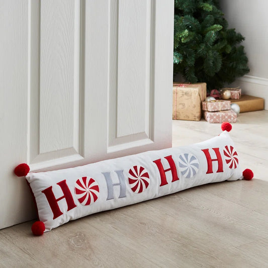 HO HO HO DRAUGHT EXCLUDER