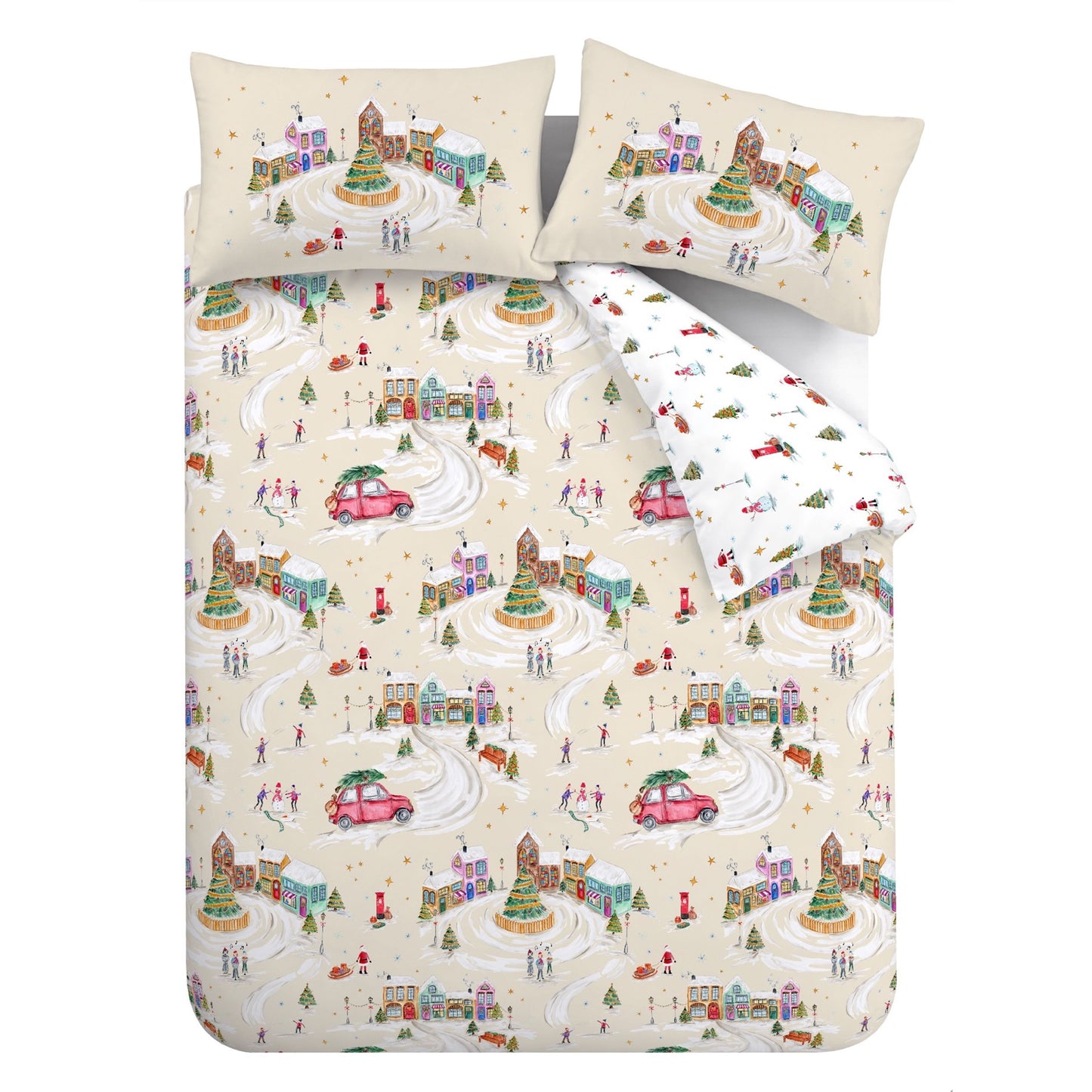 CHRISTMAS TOWN DUVET SET