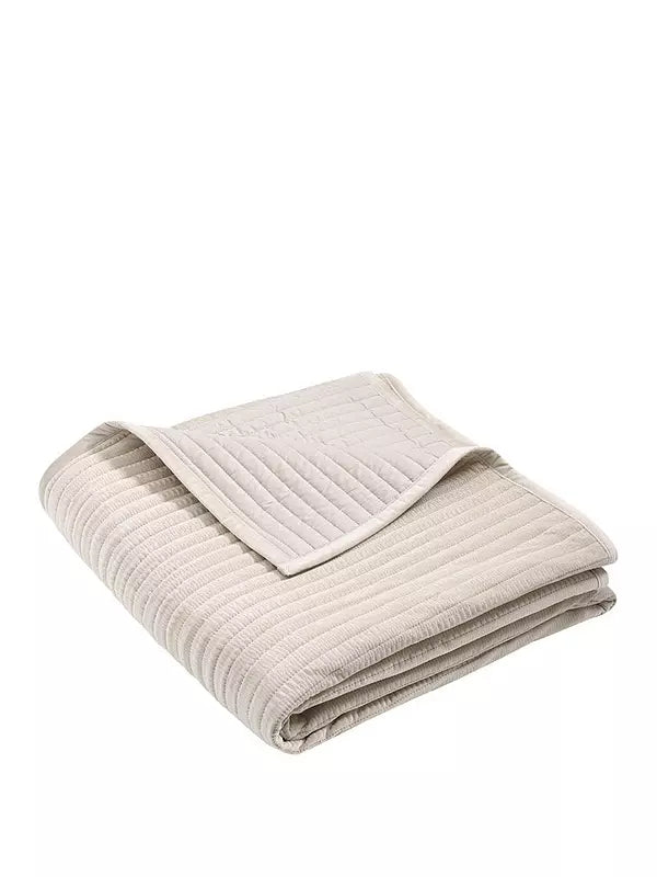 VELVET PINSONIC NATURAL  BEDSPREAD 220X220