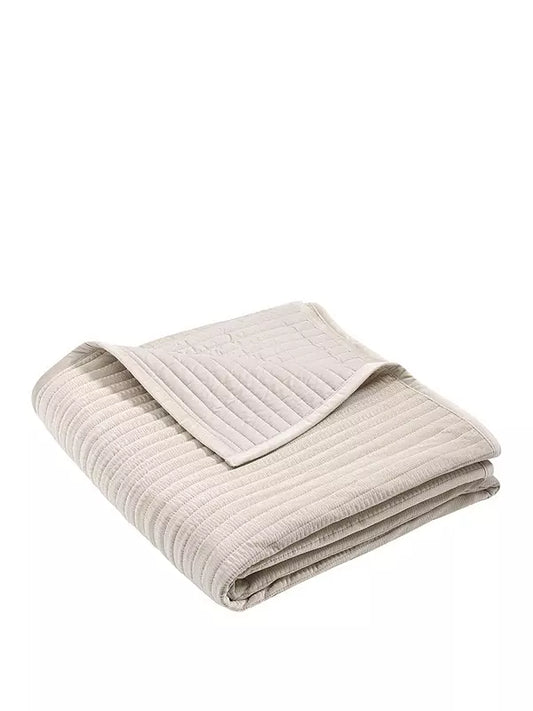 VELVET PINSONIC NATURAL  BEDSPREAD 220X220