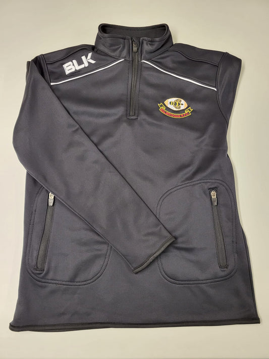 BRFC CRESTED HALF ZIP TOP 12YR