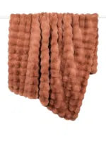 RAFFLES ORANGE THROW 150X200CM