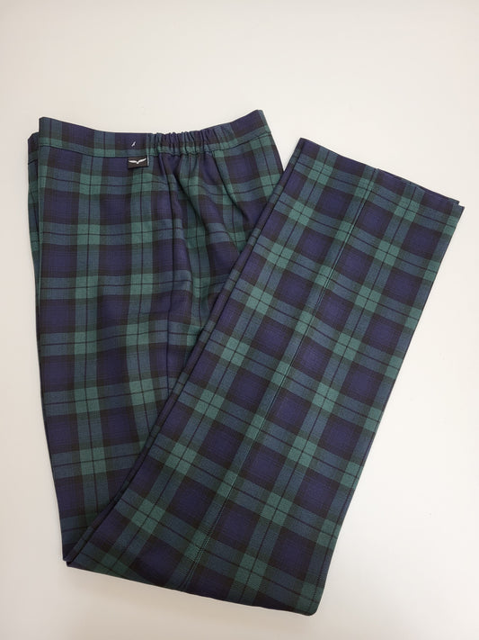 LORETO BALBRIGGAN TROUSERS BLACKWATCH