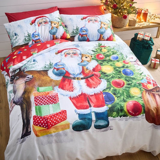 CATHERINE LANSFIELD RETRO SANTA DUVET SET