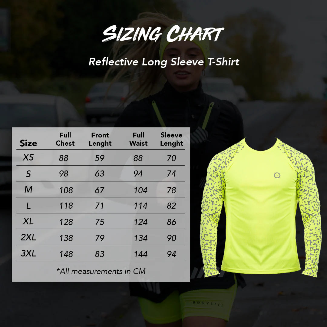 BODYLITE REFLECTIVE LONG SLEEVE TOP