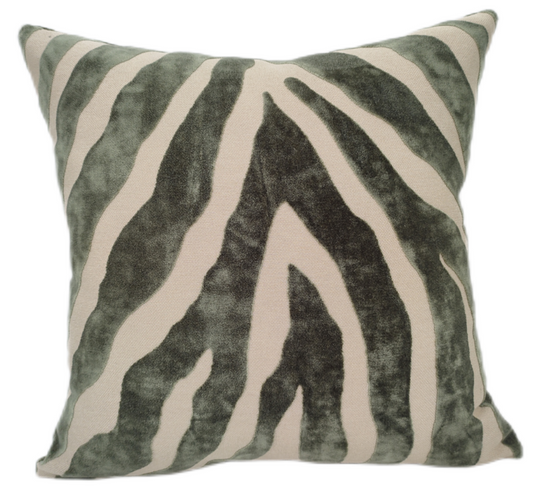 ZEBEDEEDODAH SAGE CUSHION 43X43CM