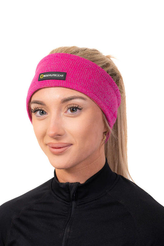 BODYLITE REFLECTIVE HEADBAND - PINK