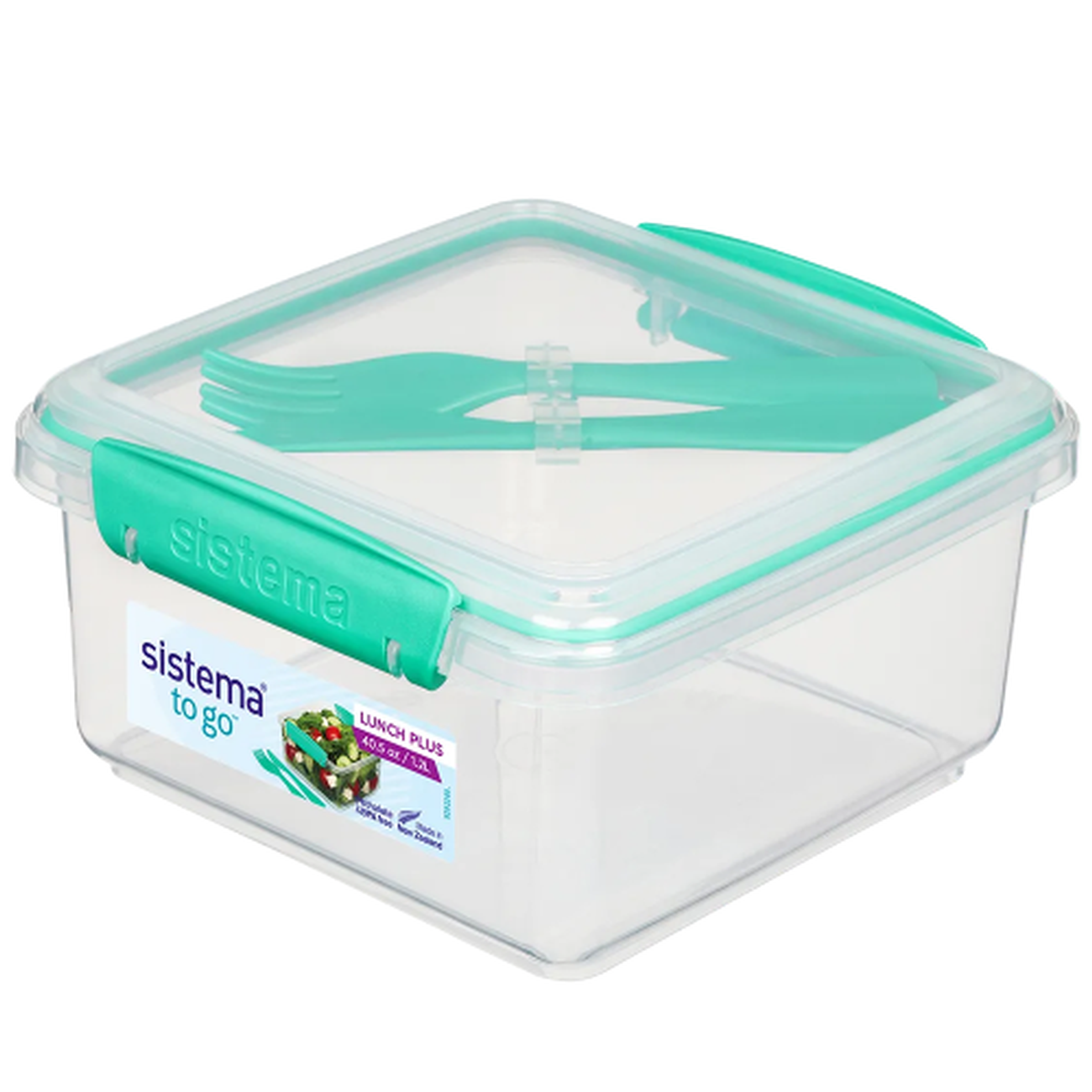 Sistema TO GO 1.2L Lunch Box & Cutlery Set, Mixed