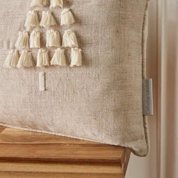 TUFTED CHRISTMAS TREE CUSHION 30X50CM