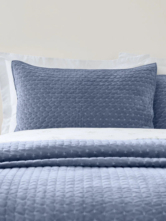 ATTICA VLEVET BLUE PILLOWSHAM