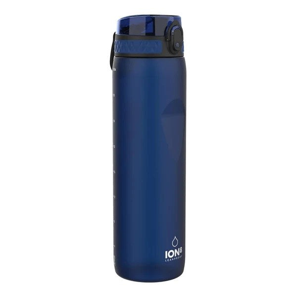 ION8 WATER BOTTLE FROSTED NAVY 1L