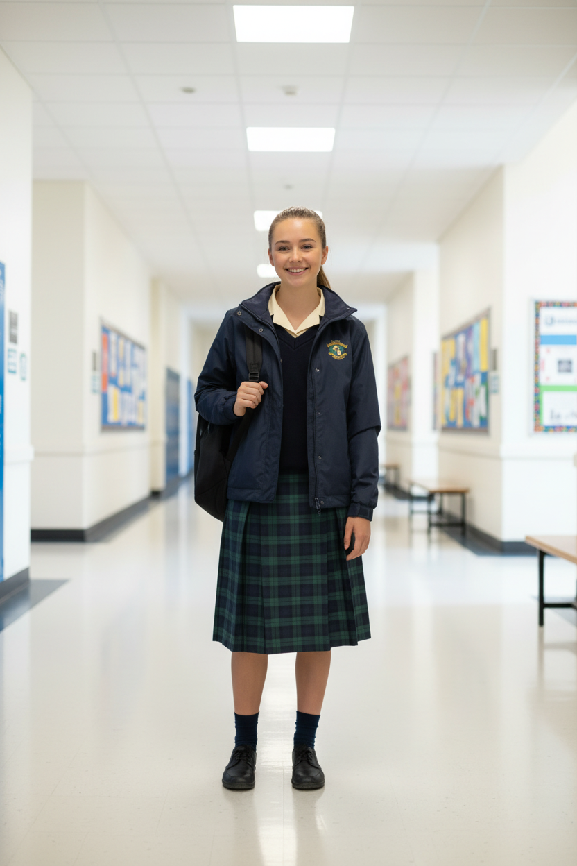 Loreto Balbriggan Dover Jacket on Student