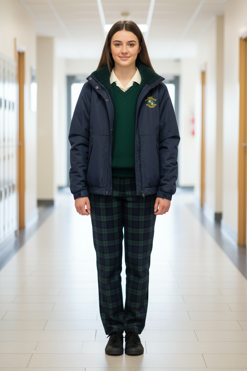 Loreto Balbriggan Uniform with Dark Green Details