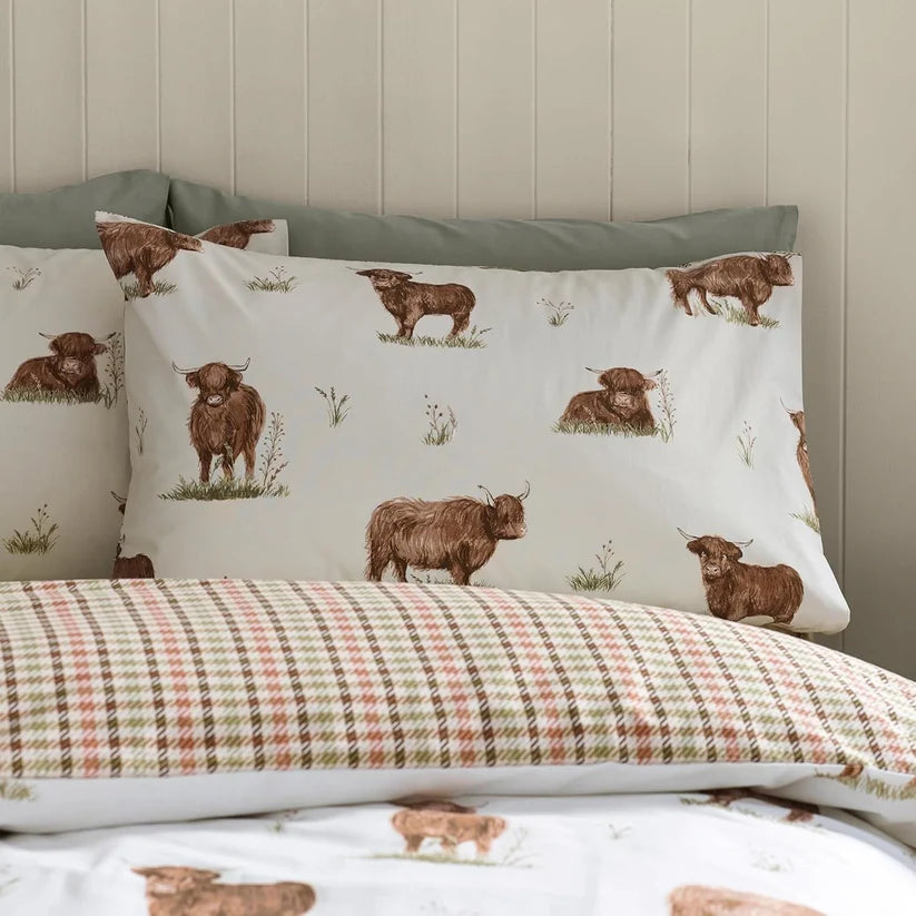 ANGUS HIGHLAND COW DUVET SET