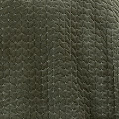 ATTICA VELVET GREEN BEDSPREAD