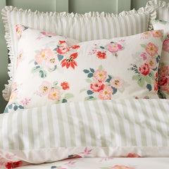FLORAL BUNCHES DUVET SET GREEN