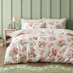 FLORAL BUNCHES DUVET SET GREEN
