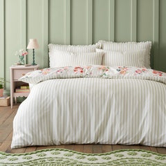 FLORAL BUNCHES DUVET SET GREEN