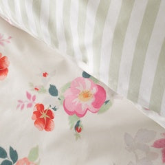 FLORAL BUNCHES DUVET SET GREEN