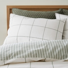 BRUSHED REGAL CHECK DUVET COVER GREEN