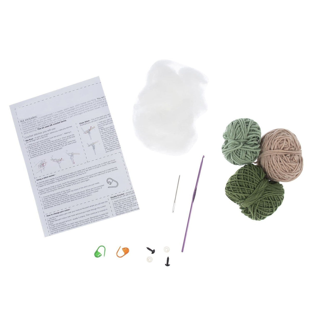 CROCHET KIT TORTOISE