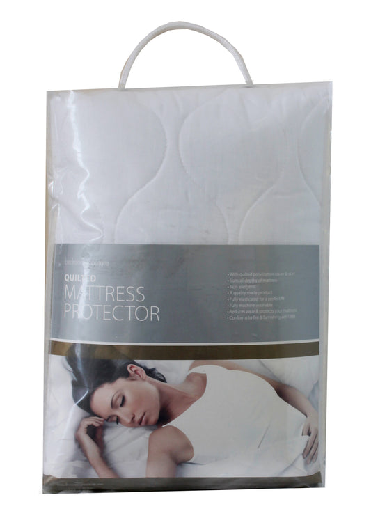 SINGLE QUILTED MATTRESS PROTECTOR