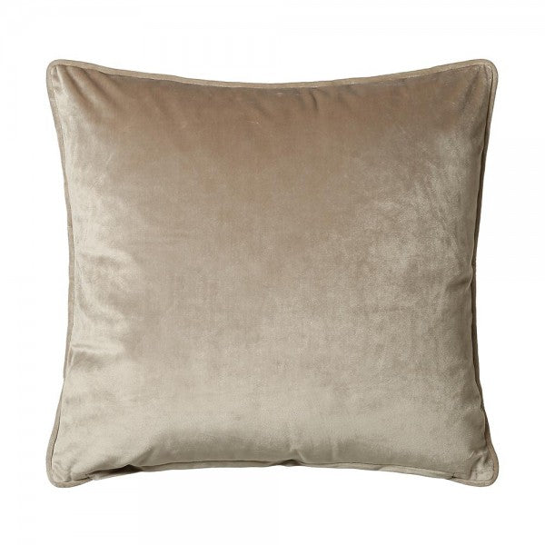 Scatter Box Bellini Velour 45x45cm Cushion, Taupe