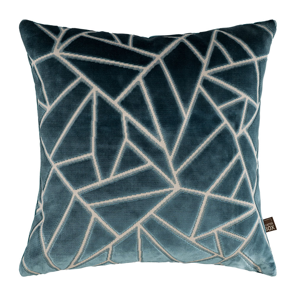 Scatter Box Veda 43x43cm Cushion, Blue