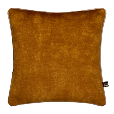 Scatter Box Etta 43x43cm Cushion, Mustard/Camel