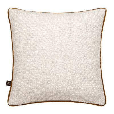 SCATTER BOX LEIGHTON CREAM/MUSTARD 43X43CM