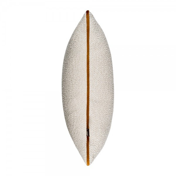 SCATTER BOX LEIGHTON CREAM/MUSTARD 43X43CM