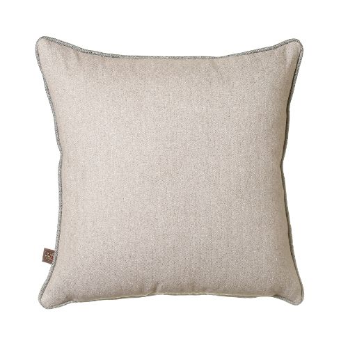 Scatter Box Reversible Tweed 43x43cm Cushion, Natural